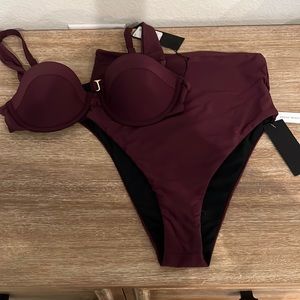 Gianni Bini Truffle High Waist Bikini